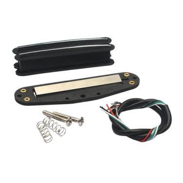 Imagem de oshhni Captador Mini Humbucker, Trilho Duplo, Fácil de Instalar, Leve, Robusto e Compacto para Guitarra Elétrica, Preto