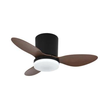 Imagem de Luminária De Teto LED Moderna Com Ventilador, Baixo Perfil, Decorativa