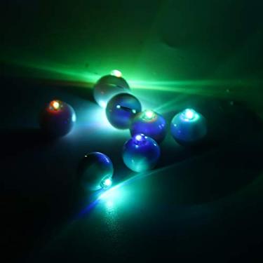 Imagem de Hyuduo 100 Pçs Mini Luzes de Bola Led Lâmpadas Decorativas de Plástico para Festa de Casamento Decoração de Casa Brilhante Luz Eficiente Festivais de Aniversário de Natal (Luz Colorida)