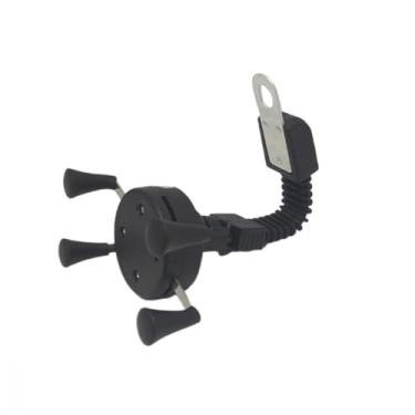 Imagem de Suporte Magnético para Celular Estilo Garra, Rotação 360°, Preto, Material Resistente, Compatível com Smartphones, Tablets, GPS, para Motocicletas e Bicicletas Elétricas