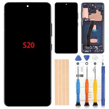 Imagem de Tela digitalizadora TFT LCD Touch Assembly Display LCD de substituição para Samsung Galaxy S20 5G G981 G981A G981P G981R4 T U V W 15.7 cm por BITANR