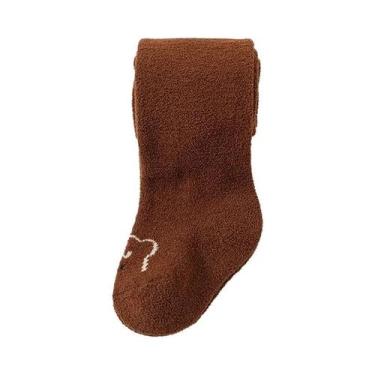 Imagem de Meias-calças De Urso De Desenho Animado Grossas E Quentes Para Meninas