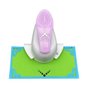 Imagem de Punção De Canto Ajustável Com Ação De Alavanca Para Artesanato Em Pape