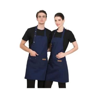 Imagem de Avental De Cozinha Impermeável Com Bolsos Para Mulheres E Homens, Unif