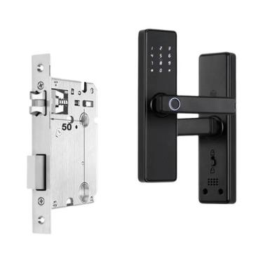 Imagem de Fechadura Biométrica De Porta Com Impressão Digital Em Vários Idiomas,