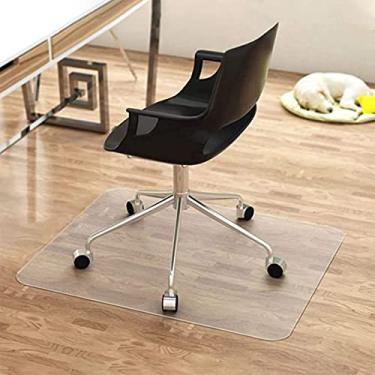 Imagem de Protetor de mesa transparente, capa de toalha de mesa de plástico, protetor de mesa de PVC transparente, 99 x 99 cm, tapete protetor de mesa para computador de escritório, notebook, escrita, mesa de