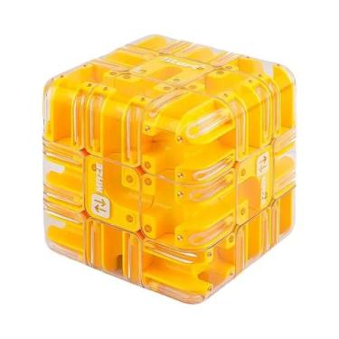 Imagem de Brinquedo Educacional Cubo Mágico 3D Labirinto Jogo De Quebra-Cabeça D