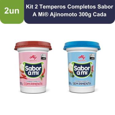 Imagem de Kit 2 Temperos Completos Sabor A Mi Ajinomoto 300g Cada  Com Pimenta e