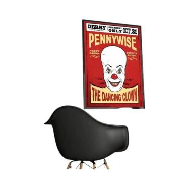 Imagem de Pôster Vintage Do Filme De Terror Pennywise, Adesivo DIY Para Decoraçã