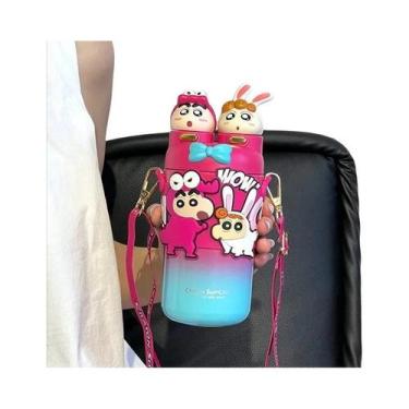 Imagem de Garrafa Térmica Cartoon Isolada De 500ml Lolita Kuromi Hello Kitty Cop