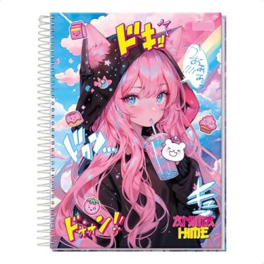 Imagem de Caderno Anime Mangá Japonês 10 Matérias Universitário Grande (Anime 2)