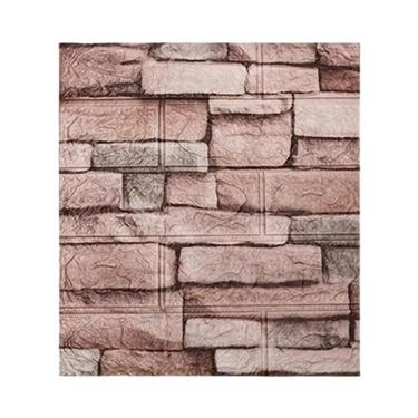 Imagem de Adesivo De Parede 3D Grande 70x77CM Em Espuma Autoadesiva Impermeável 