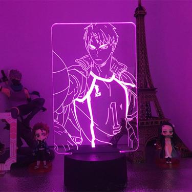 Imagem de Luz noturna LED 3D Haikyuus Daichis Sawamuras Football