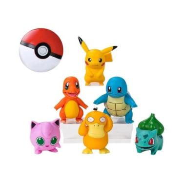 Imagem de Conjunto De Topper De Bolo Pikachu 13PCS Menino Menina Anime Poke Ball