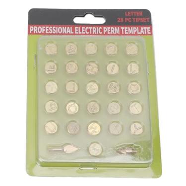 Imagem de Generic Conjunto de Ponta de Escultura Em Latão do Alfabeto Preciso para Artesanato Em Madeira, Couro, Faça você Mesmo, 26 Letras, Acessórios de Marca para Personalização, 100g