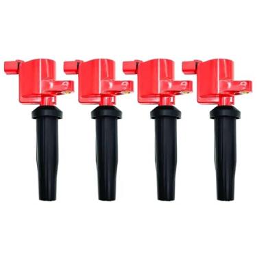 Imagem de Bobina de Ignição (4 peças) para Volvo C30 S40, Ford Focus 2 1.8L e Galaxy 2006-2015 (código 4M5G12A366BC) - Substituição