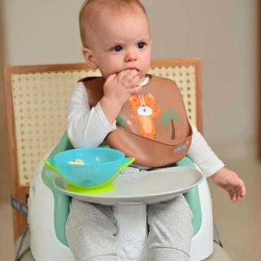 Imagem de Babador De Silicone Pega Migalhas Estampado
