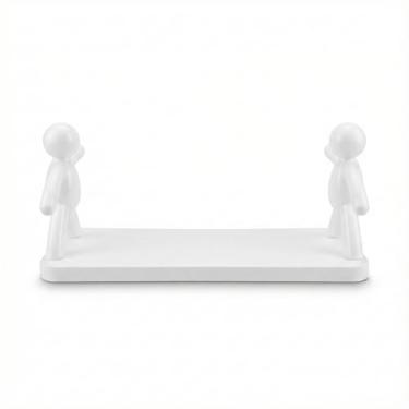 Imagem de Prateleira Organizadora Multiuso Bonecos, Fixação Com Adesivo, 33cm, Não Precisa Furar Parede, Para Cozinha, Banheiro, Quarto, Escritório, Instalação Simplificada