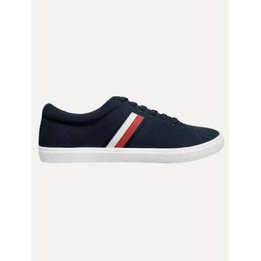 Imagem de Tênis Tommy Hilfiger Masculino New Harrison Azul Marinho, 40