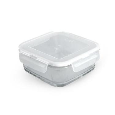 Imagem de Pote de Vidro 1150ml Hermético Marmita Forno Refratário - Casa Raffael