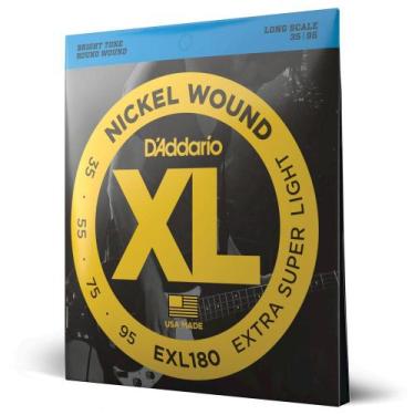 Imagem de Encordoamento Baixo 4C 35-95 D Addario XL Nickel EXL180 F035