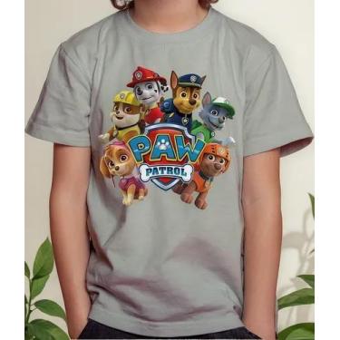 Imagem de Camiseta Camisa Juvenil Infantil Menina Menino Patrulha Cani na Cachor