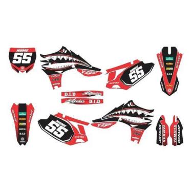Imagem de Adesivo Moto Cross Trilha Yamaha Yz 450f 2010 A 2013 Lm281 - ORAJET