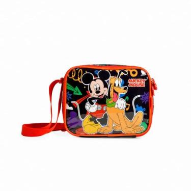 Imagem de Lancheira Térmica Infantil Masculina Mickey Preta - Bagaggio, U, Preto