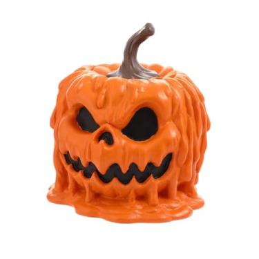 Imagem de Artesanato de Resina Abóbora Halloween Vasinho para Flores e Porta-canetas Multifuncional Decoração Simples Chinesa Casa