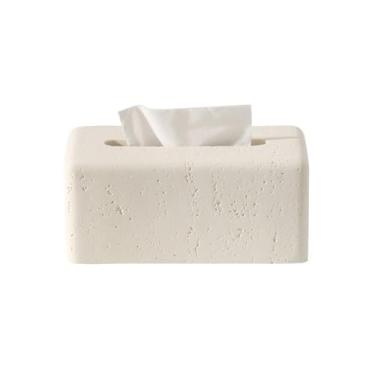 Imagem de x3anggyt5 Capa de caixa de lenços criativa multifuncional caixa de gaveta sala de estar luxo leve organizador de lenços de mesa caixa de guardanapo suporte de caixa de lenços (médio)