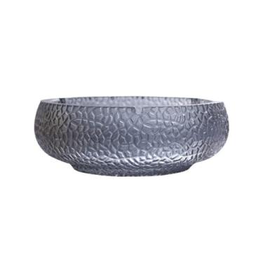 Imagem de Cinzeiros modernos feitos de vidro para escritório, casa, hotel, sala de estar, mesa de trabalho, cilindro de charuto, decoração de casa (cinza)