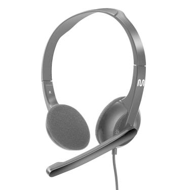 Imagem de Headset com Fio HF250 Cabo de 150CM P3 com Adaptador USB com Controle de Volume Integrado - PH467