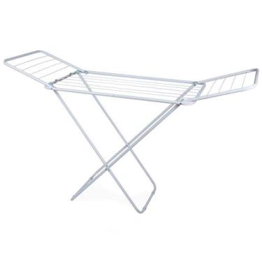 Imagem de Varal De Chão Slim  Dobrável Reforçado Com Abas  Mor, Branco