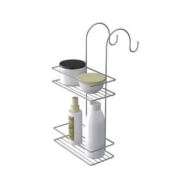 Imagem de Porta Shampoo Duplo Para Box - Stolf Cromado