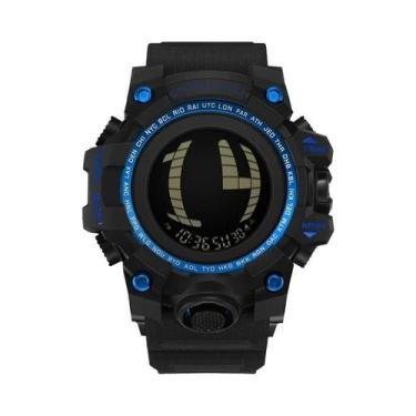 Imagem de Relógio Esportivo Masculino À Prova D'Água Com LED, Relógio Digital Mu