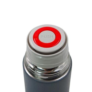Imagem de Garrafa Termica Com Copo Parede Dupla Inox Squeeze 500ml Azul