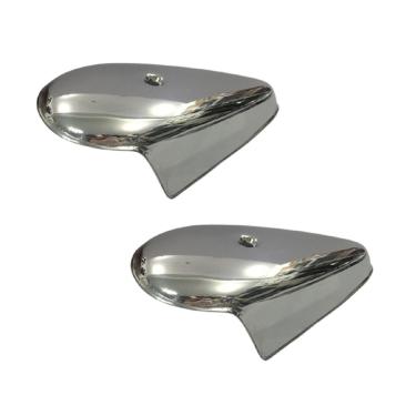 Imagem de Par Capa Cromada Metal Pisca Dianteiro Vw Fusca 1970 à 1996