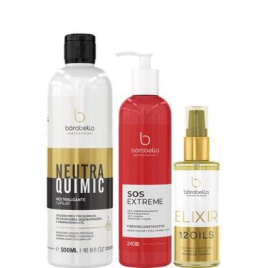 Imagem de Borabella NeutraQuimic 500ml + SOS 240ml + Óleo Elixir 60ml