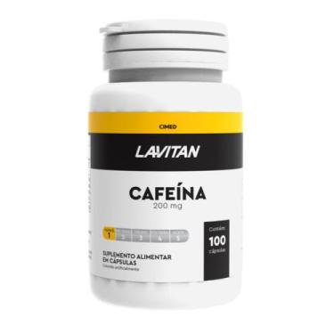 Imagem de Cafeína Lavitan Cimed 200mg 100 Cápsulas