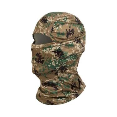 Imagem de Balaclava De Motocicleta Com Proteção UV E Malha Respirável Para Cober