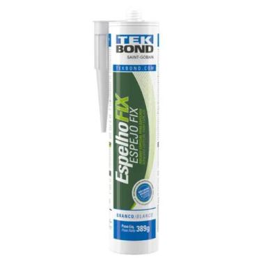 Imagem de Adesivo Cola Tekbond Espelho Fix Branco Especial Vidro 389g