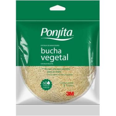 Imagem de Esponja de Banho Ponjita Vegetal - 3M