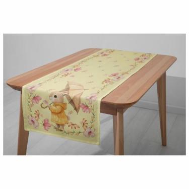 Imagem de KIT 2 Caminho Trilho De Mesa Feliz Páscoa 1,40x0,40 M - Fabrika De fes
