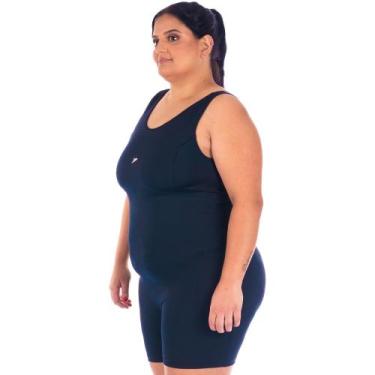 Imagem de Macaquinho Natação Anatômico Shape II Big Size 13261 - Poker, Marinho,