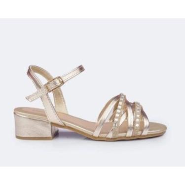 Imagem de SANDALIA COM SALTO INFANTIL PAMPILI FANCY - 526066-Feminino