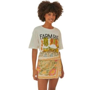 Imagem de Saia Sarja Envelope Farm Rio Lenço Amalfi-Feminino