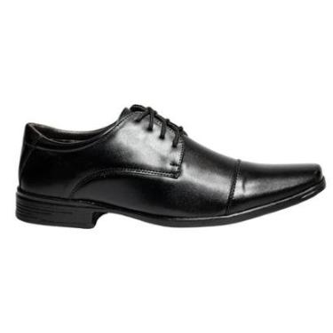Imagem de Sapato Social Masculino Cadarço Amarrar Couro Elegante-Masculino