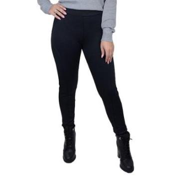 Imagem de Calça Legging Feminina Bruna & Bia Montaria Skinny Preta-Feminino