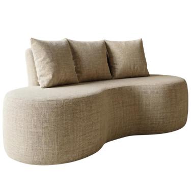 Imagem de Sofa 2 Lugares Organico 160 cm Ibiza Linho Vazzano