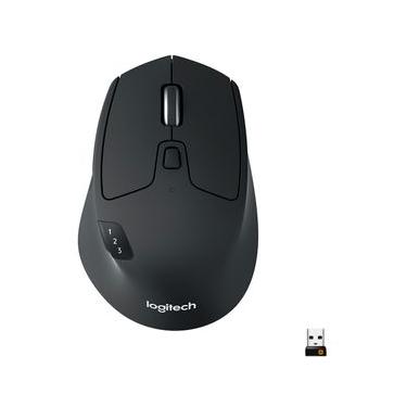 Imagem de Mouse sem fio Logitech M720 Triathlon com Conexão USB Unifying ou Bluetooth com Easy-Switch e Pilha Inclusa